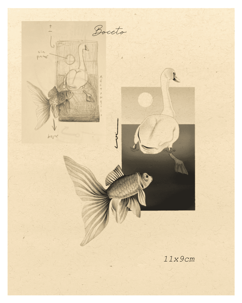 Goldfish y Cisne