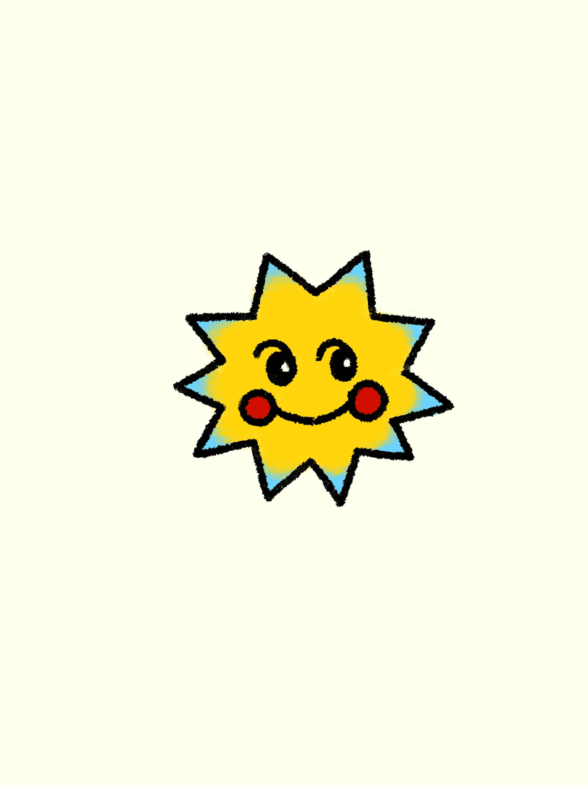 Smiley sun
