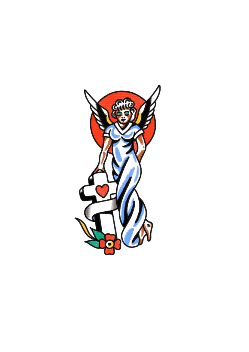 Ángel y Boxeadores
