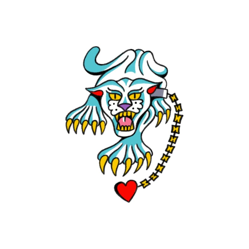 Pantera prisionera del amor